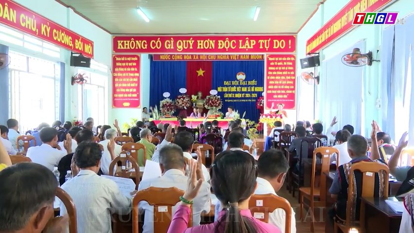 Chư Sê: Đại hội điểm MTTQ Việt Nam cấp xã nhiệm kỳ 2024 – 2029 tại xã Bờ Ngoong