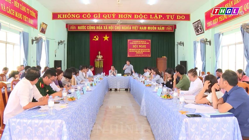 Thẩm định kết quả xây dựng NTM của xã Ia Băng, huyện Đak Đoa