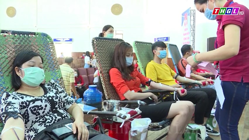 Thanh niên Gia Lai tích cực hiến máu tình nguyện