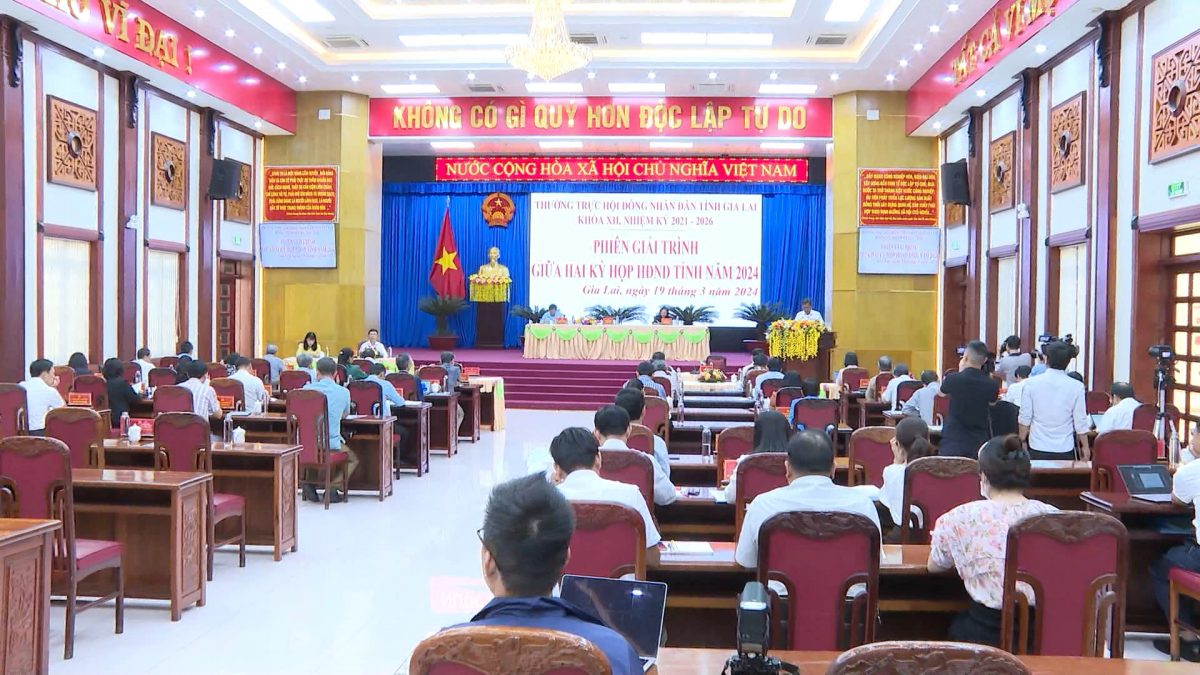 Thường trực HĐND tỉnh Gia Lai tổ chức Phiên giải trình giữa 2 kỳ họp HĐND tỉnh năm 2024