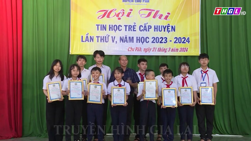 Chư Păh tổ chức hội thi Tin học trẻ lần thứ V, năm học 2023-2024