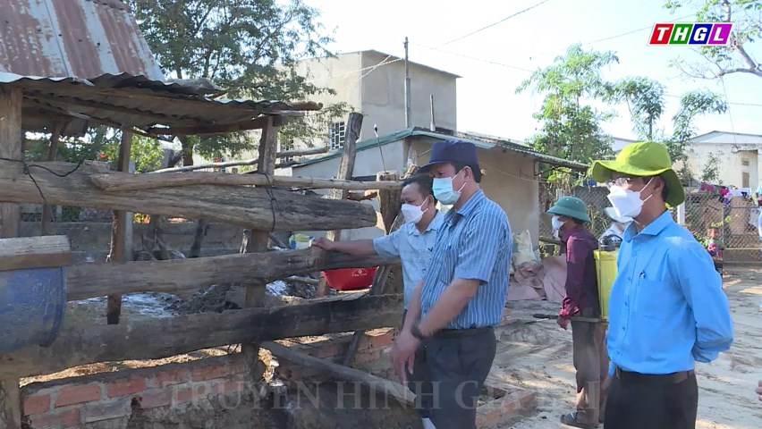 Kiểm tra tình hình dịch bệnh động vật tại huyện Mang Yang