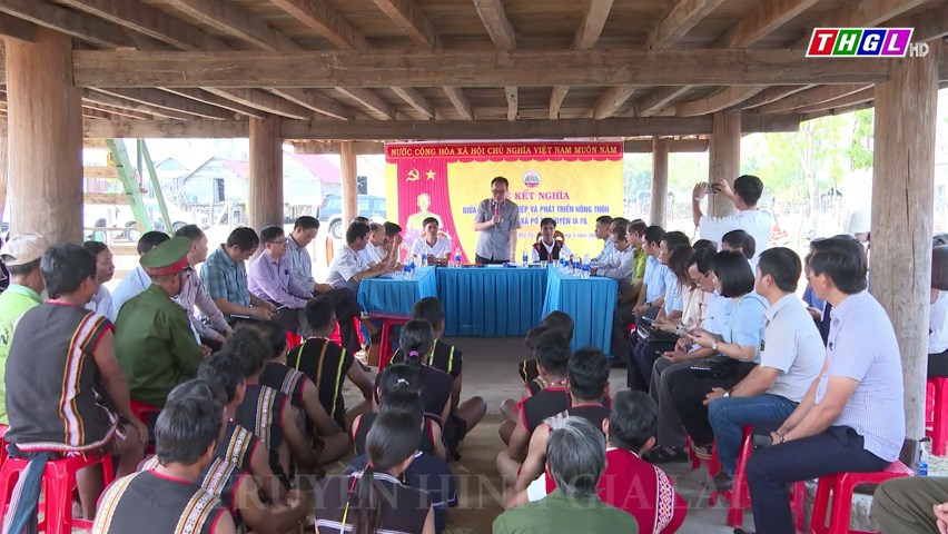 Lễ kết nghĩa giữa Sở Nông nghiệp và Phát triển nông thôn với Thôn 5, xã Pờ Tó, huyện Ia Pa