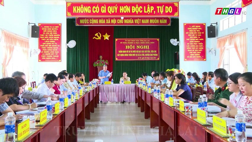 Thẩm định hồ sơ và mức độ đạt các chỉ tiêu, tiêu chí xây dựng Nông thôn mới tại xã Ia Tôr, huyện Chư Prông