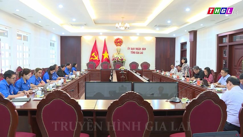 Phó Chủ tịch UBND tỉnh Nguyễn Thị Thanh Lịch làm việc với Ban Thường vụ Tỉnh đoàn Gia Lai