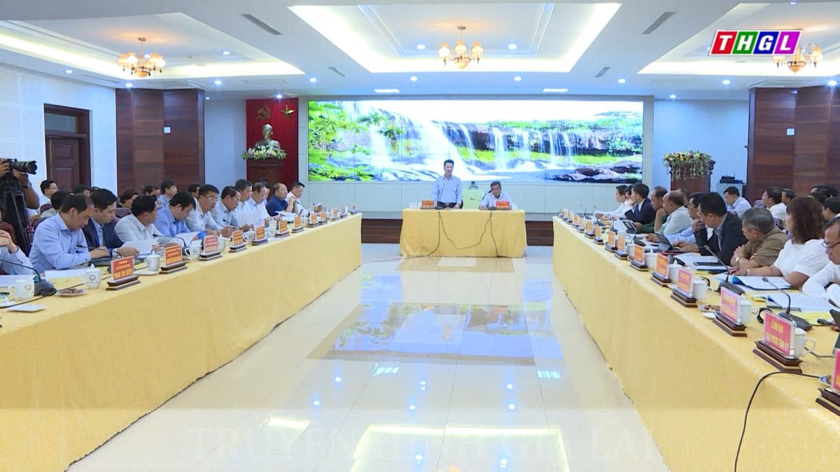 Bộ Tài nguyên và Môi trường làm việc với tỉnh Gia Lai về công tác quản lý nhà nước lĩnh vực tài nguyên và môi trường