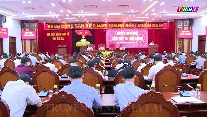 Ban Chấp hành Đảng bộ tỉnh Gia Lai tổ chức Hội nghị lần thứ 15 (mở rộng)