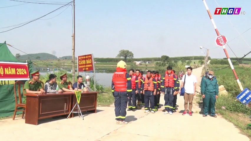 Diễn tập phương án cứu nạn cứu hộ, phòng chống đuối nước tại đập tràn Hồ thủy điện An Khê – Kanak