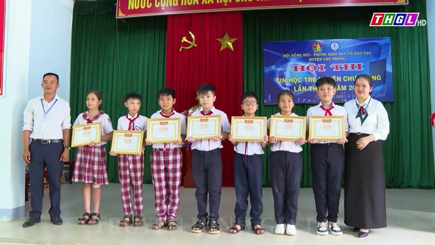 Hội Đồng đội huyện Chư Prông tổ chức Hội thi Tin học trẻ lần thứ V năm 2024