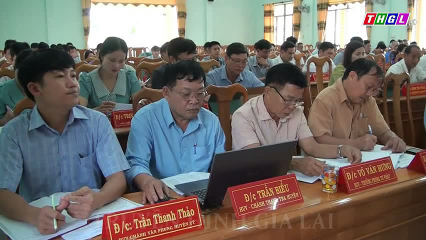 Huyện Kông Chro: Tổ chức Hội nghị Ban Chấp hành Đảng bộ huyện lần thứ 16 khóa XIII (mở rộng)