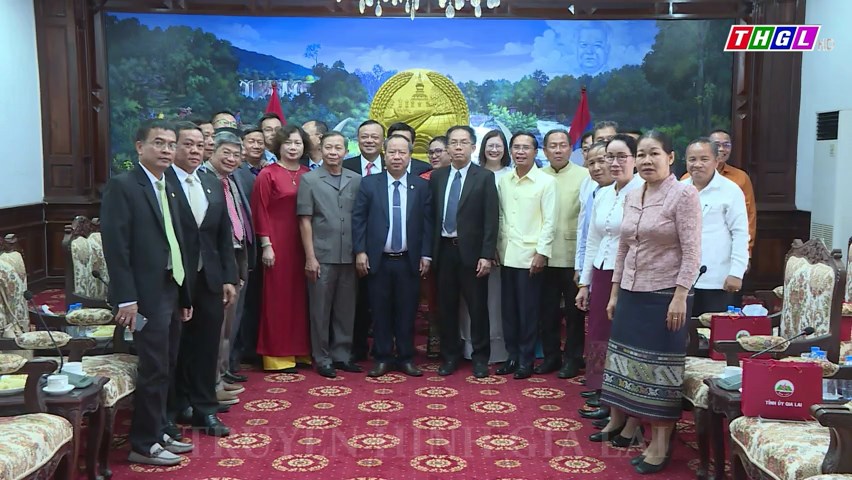 Đoàn cán bộ cấp cao tỉnh Gia Lai thăm, chúc Tết tỉnh Salavan (nước Cộng hòa dân chủ nhân dân Lào)