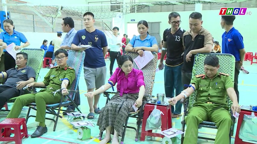 Thị xã Ayun Pa tiếp nhận 224 đơn vị máu
