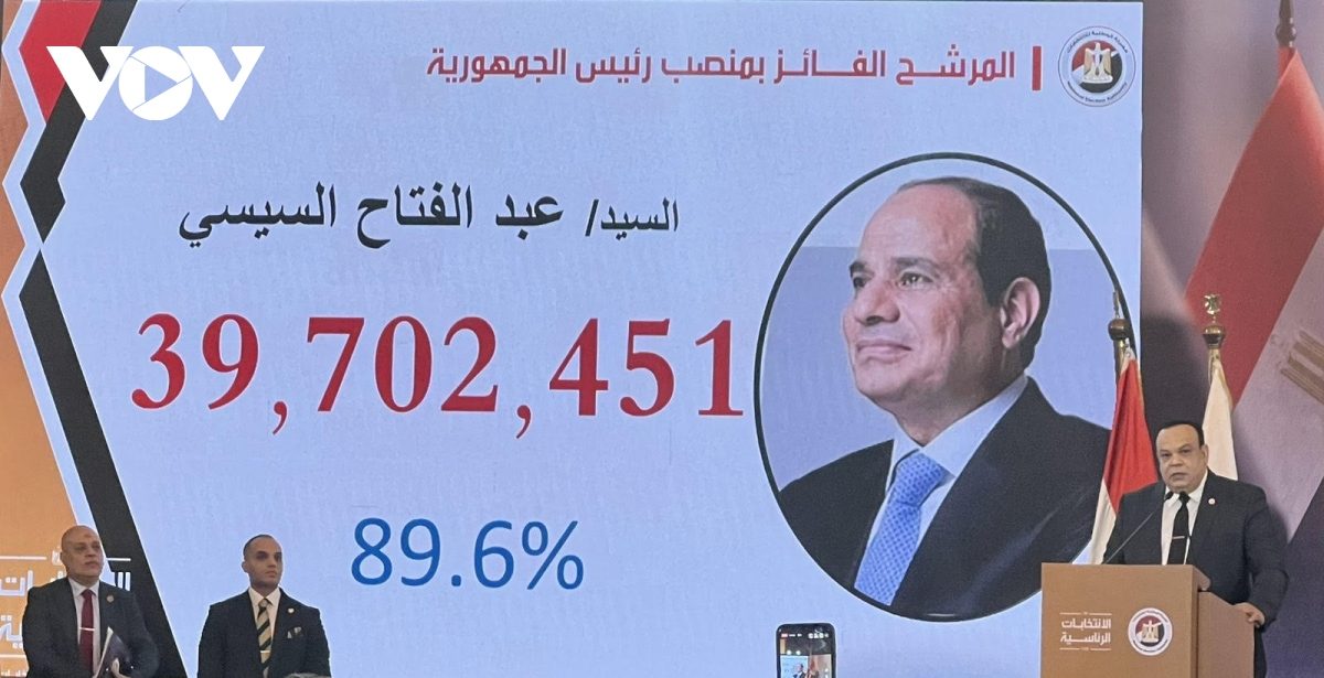 Tổng thống Ai Cập nhậm chức nhiệm kỳ 3