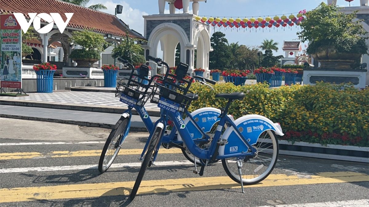 Đà Nẵng đề nghị tiếp tục miễn phí sử dụng vỉa hè để bố trí trạm xe đạp công cộng